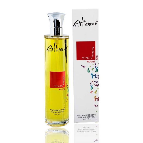 Olio secco viso corpo Rosso Altearah Bio | Huile Rouge
