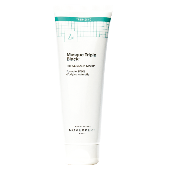 Maschera pelle impura Trio Zinc Novexpert | Triple Black Masque Trio Zinc