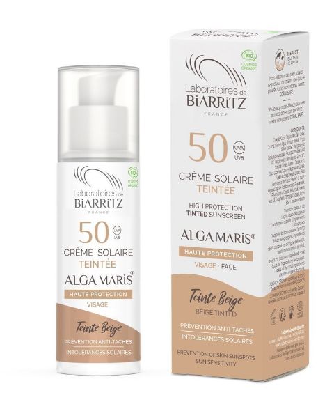 Crema Solare Colorata "BEIGE" Bio Viso SPF 50 50 ml