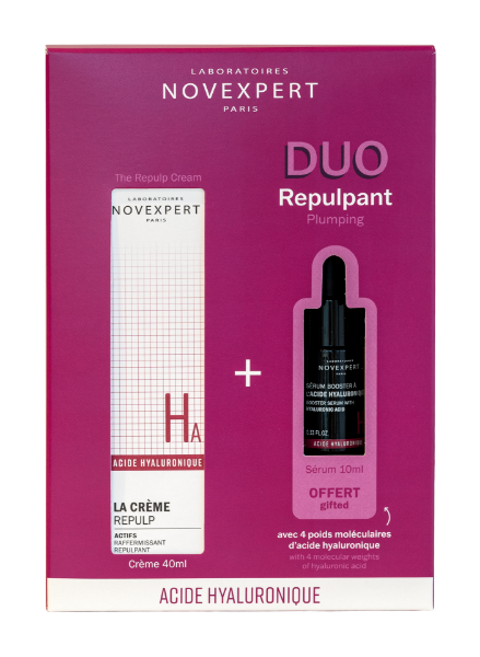 Kit Duo Anti-Age Repulp | Trattamento Viso Antirughe e Rimpolpante Novexpert