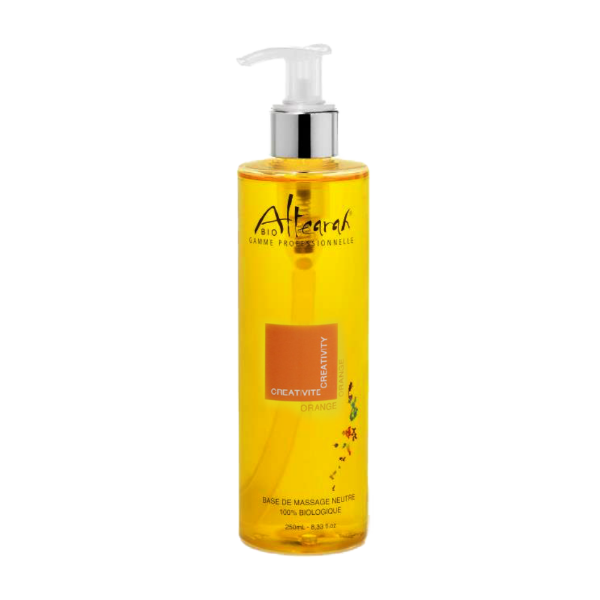 Altearah Bio | Olio da Massaggio Biologico Drenante Arancione