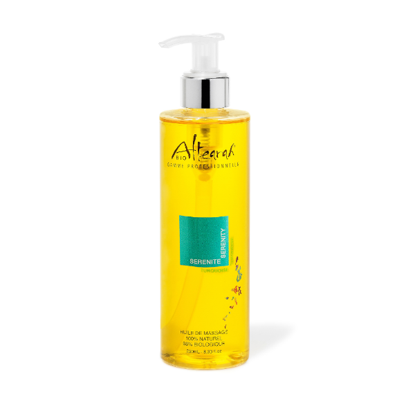 Altearah Bio | Olio da Massaggio Bio Antistress Turchese | 250 ML